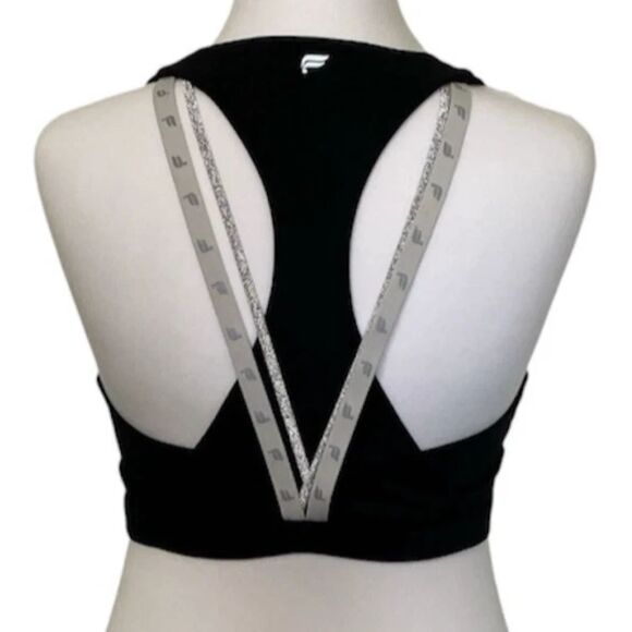 Fabletics Women's Sports Bra Size Large Pull Over Black - Picture 1 of 11